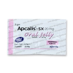 Apcalis SX 20 mg Oral Jelly Strawberry Flavor Apcalis SX 20 mg Oral Jelly Strawberry Flavor